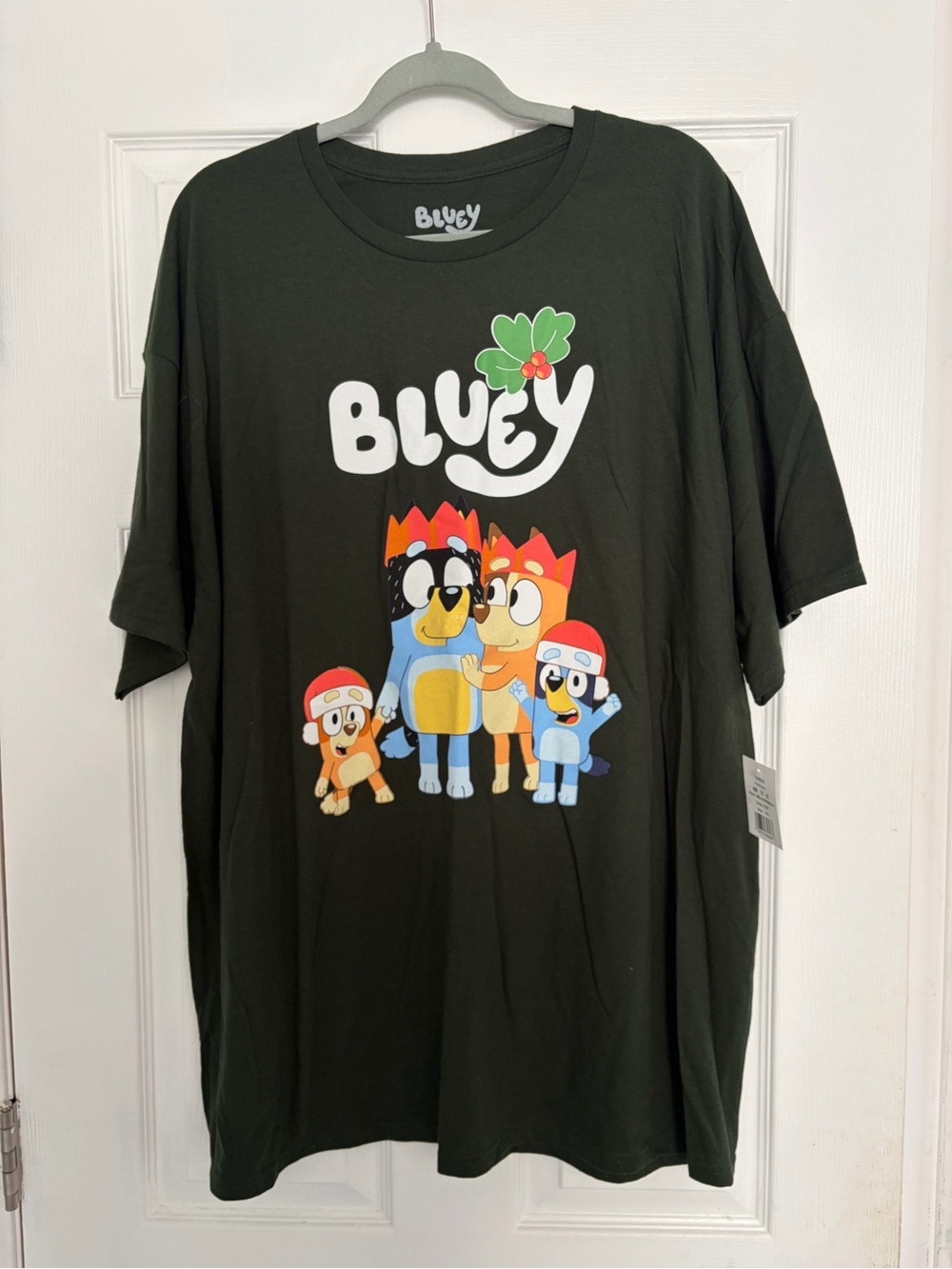 NWT Bluey Mens Christmas Family Tee